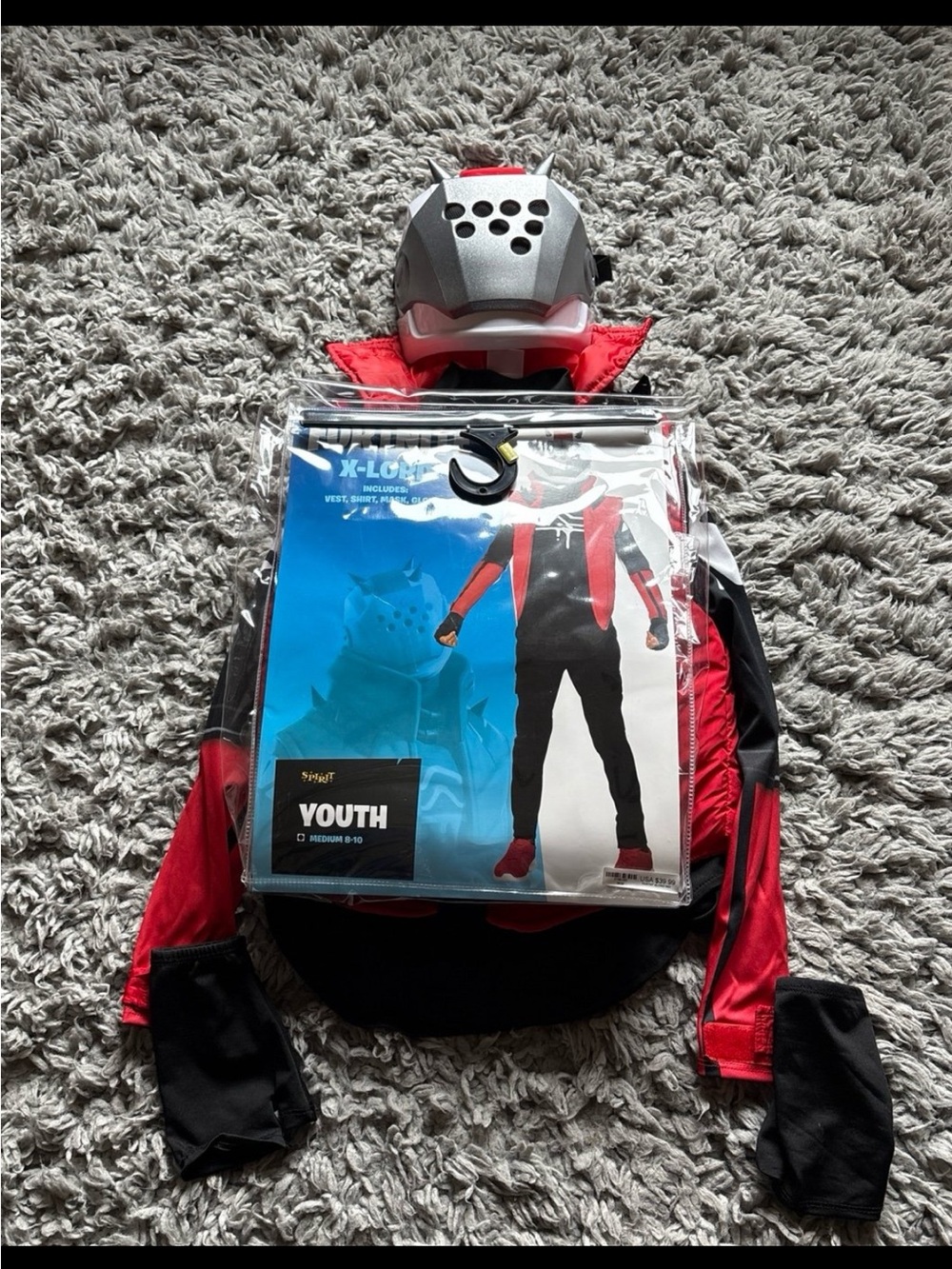 Fortnite X-Lord Costume- Youth Medium (8-10)
